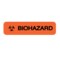 Nevs Label, Biohazard Symbol 5/16" x 1-1/4" MLP-0006 - alternate 1